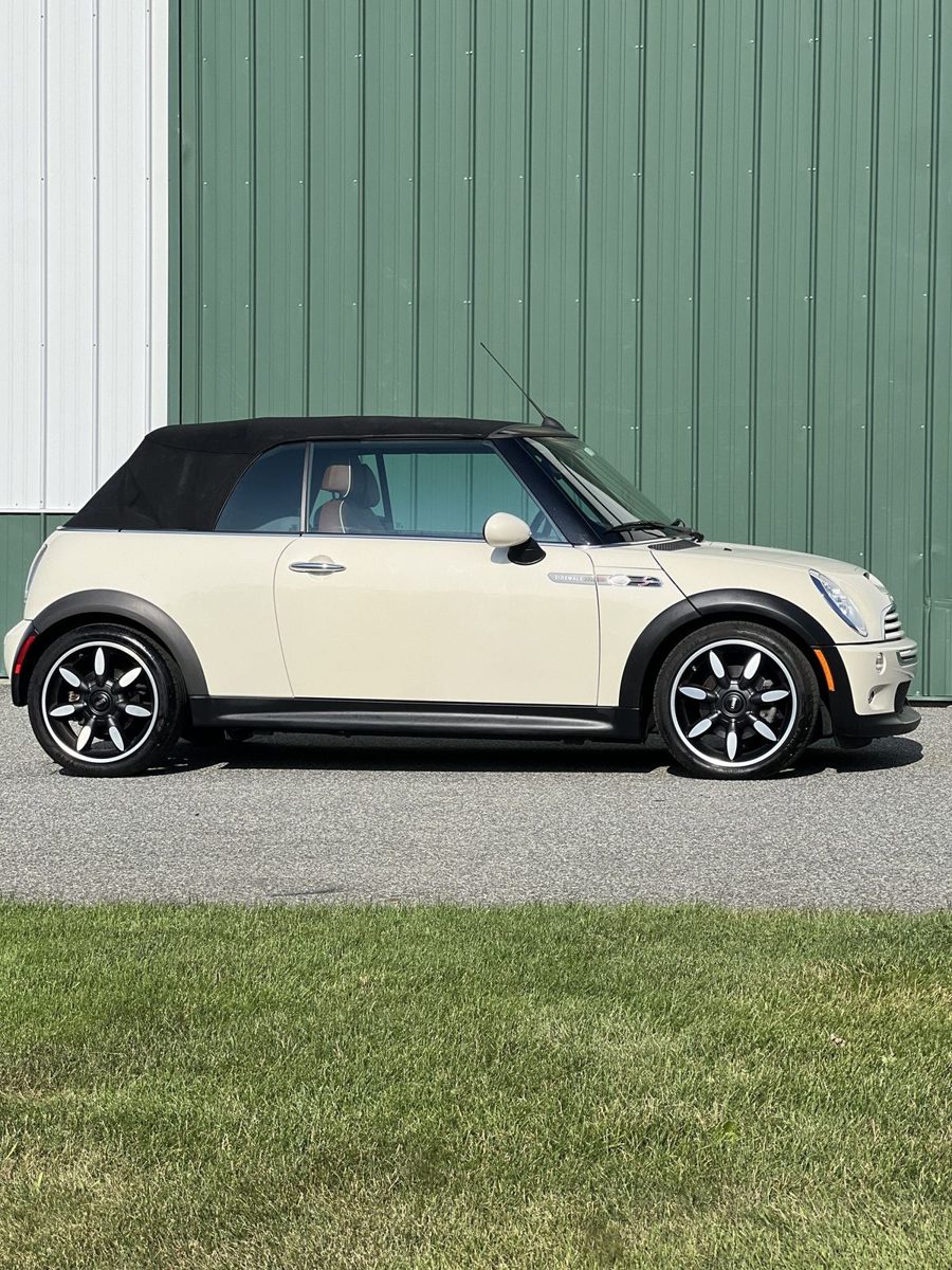 White 2008 MINI Cooper S convertible