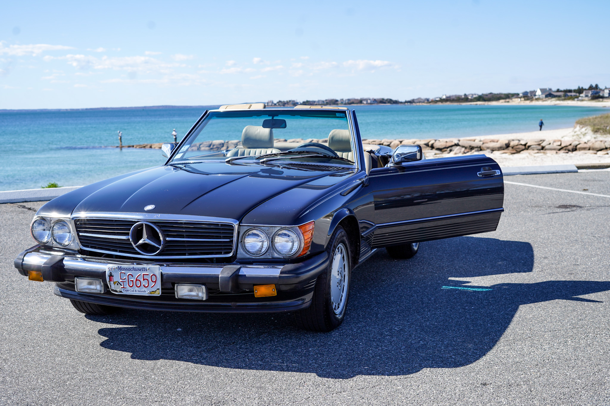 Mercedes 560SL detail Falmouth MA